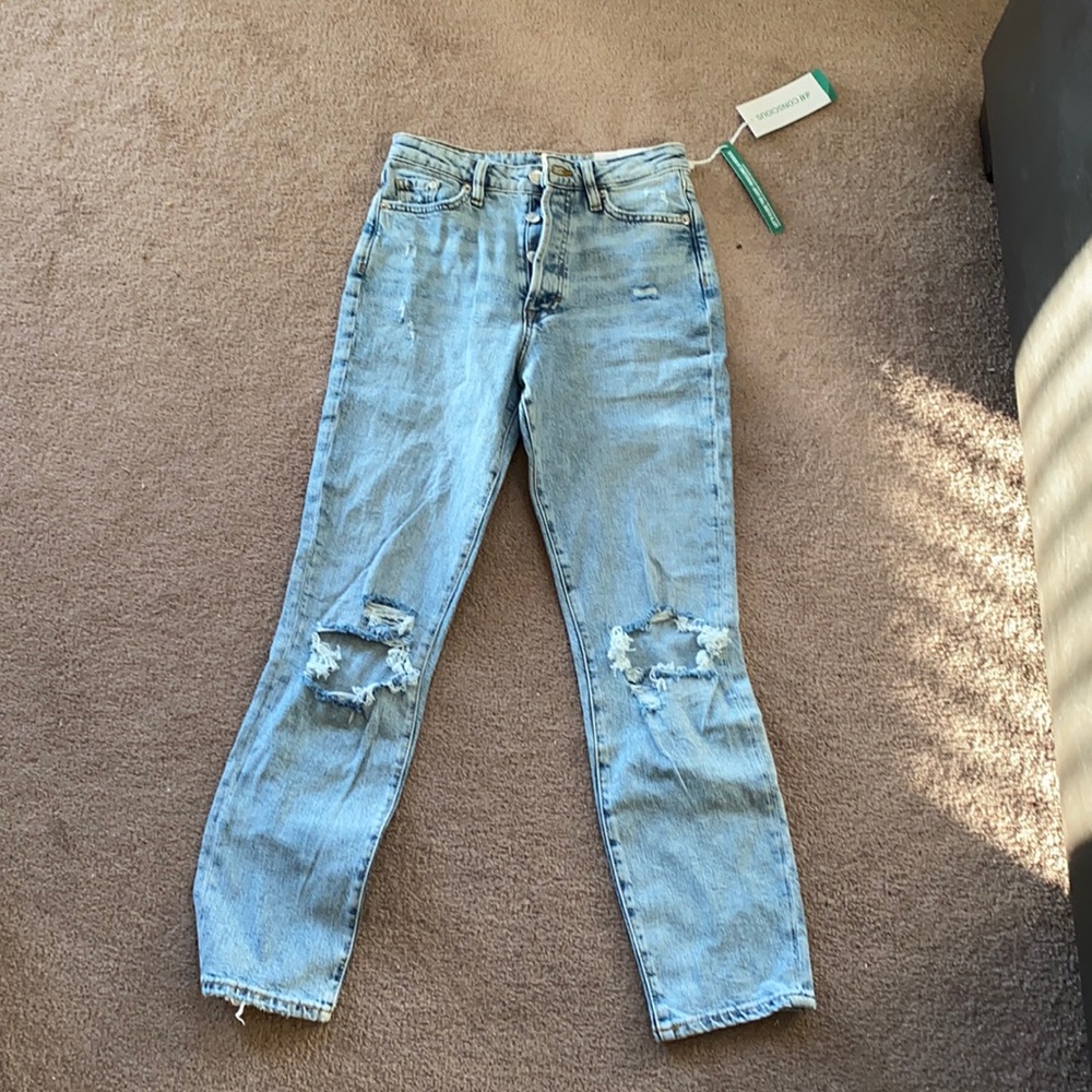 High rise mom jeans